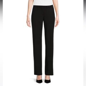 Calvin Klein Classic Fit Trouser Leg Stretch Luxe Pants Size 6